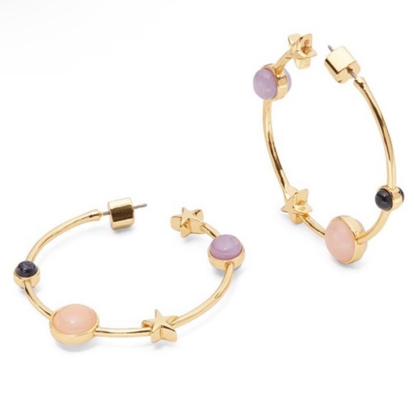KATE SPADE On The Rocks Hoop Earrings - Picture 2 of 6